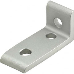 80/20 Inc. - 1" Wide x 2" High x 7/8" Long Open Shelving Corner L-Bracket - Exact Tool & Supply