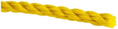 Value Collection - 1,200' Max Length Polypropylene Twisted Rope - 1/4" Diam, 141 Lb Capacity - Exact Tool & Supply