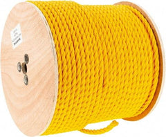 Value Collection - 600' Max Length Polypropylene Twisted Rope - 1/2" Diam, 472 Lb Capacity - Exact Tool & Supply