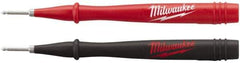 Milwaukee Tool - Red/Black Electrical Test Equipment Probe - Use with 2205-20, 2206-20, 2207-20, 2216-20, 2217-20, 2235-20, 2236-20, 2237-20, 2238-21 & 2239-21 Milwaukee Meters - Exact Tool & Supply