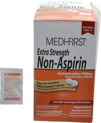 Medique - Medi-First Extra-Strength Non-Aspirin Tablets - Headache & Pain Relief - Exact Tool & Supply