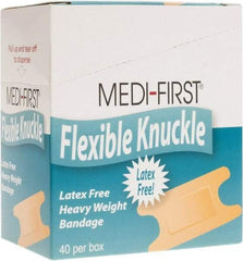 Medique - Knuckle Self-Adhesive Bandage - Woven Fabric Bandage, Latex Free - Exact Tool & Supply