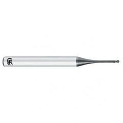 0.3mm x 4mm x 0.24mm x 45mm 2Fl Carbide Ball OSG EXOCARB® WXS® End Mill-WXS - Exact Tool & Supply