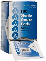 Medique - 2" Long x 2" Wide, General Purpose Pad - Gauze Bandage - Exact Tool & Supply