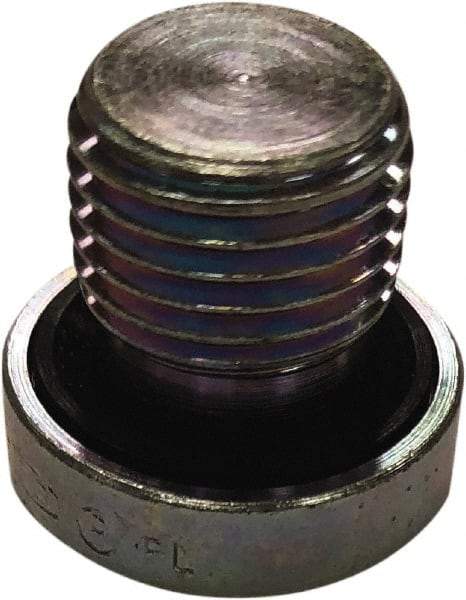 Parker - 3/8 Male Thread, Steel Industrial Pipe Hollow Hex Plug - MBSPP, 5,800 psi - Exact Tool & Supply