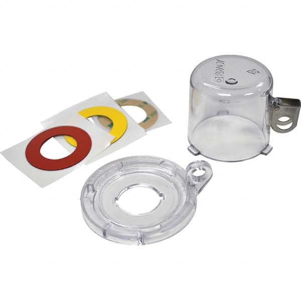 Brady - Pneumatic & Valve Lockouts Type: Push-Button & Rotary Switch Lockout Maximum Valve Handle Size (Inch): 0.870 - Exact Tool & Supply