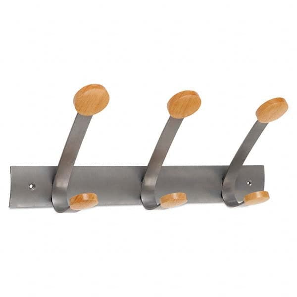Alba - Coat Racks, Hooks & Shelving Type: Hangers Number of Hooks: 3 - Exact Tool & Supply