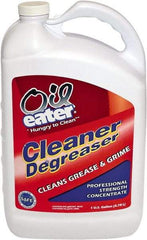 Oil Eater - 2-Butoxyethanol Multipurpose Cleaner/Degreaser - 1 Gal. Bottle, 30°F Freezing Point - Exact Tool & Supply