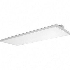 Eiko Global - 1 Lamp, 321 Watts, LED, High Bay Fixture - 4' Long x 92.5mm High x 440mm Wide, 120-277 Volt, Steel Housing - Exact Tool & Supply