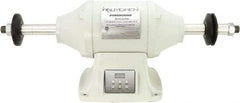 Palmgren - 10" Wheel Diam x 1" Wheel Width, 1-1/2 hp Buffer - 1" Arbor Hole Diam, 1 Phase, 3,000 Max RPM, 115/240 Volts - Exact Tool & Supply