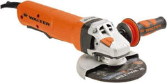 WALTER Surface Technologies - 6" Wheel Diam, 9,600 RPM, Corded Angle & Disc Grinder - 5/8-11 Spindle - Exact Tool & Supply