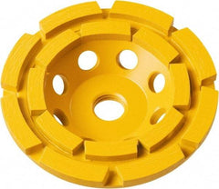 DeWALT - 5" Diam x 5/8" Hole x 1.1" Thick, I Hardness, Surface Grinding Wheel - Diamond, Type 11C9, Medium/Fine Grade - Exact Tool & Supply
