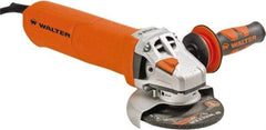 WALTER Surface Technologies - 5" Wheel Diam, 11,000 RPM, Corded Angle & Disc Grinder - 5/8-11 Spindle - Exact Tool & Supply