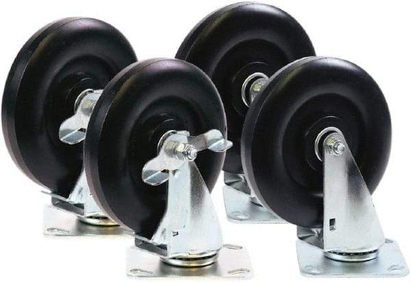 PortaCool - 4" Long x 4" Wide x 7" High, Evaporative Cooler Caster - For Use with Jetstream 250, Jetstream 260 - Exact Tool & Supply