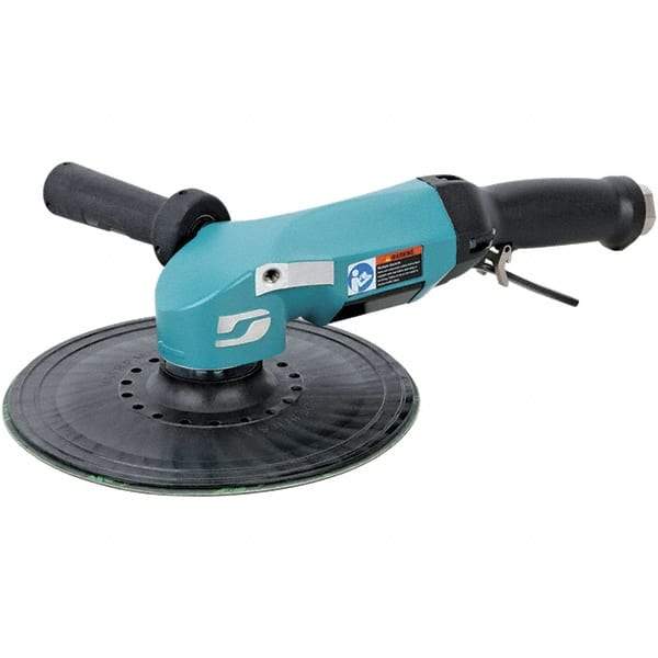 Dynabrade - 9" Max Disc, 6,500 RPM, Pneumatic Handheld Disc Sander - 115 CFM, 1/2 NPT Inlet, 2.8 hp, 90 psi - Exact Tool & Supply