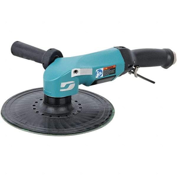 Dynabrade - 9" Max Disc, 6,500 RPM, Pneumatic Handheld Disc Sander - 115 CFM, 1/2 NPT Inlet, 2.8 hp, 90 psi - Exact Tool & Supply