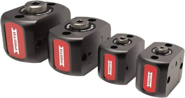 Proto - 4 to 36 Ft/lb, Bench Mount Torque Transducer - Accurate to 0.5% From 3.6 to 36.5 Ft/Lbs, 12" OAL, 3/8" Drive - Exact Tool & Supply