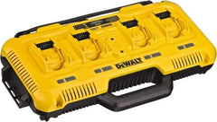 DeWALT - 20 Volt, 4 Battery Lithium-Ion Power Tool Charger - 1 hr & 30 min to Charge, AC Wall Outlet Power Source - Exact Tool & Supply