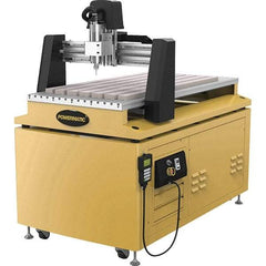 Powermatic - Single Phase, 24,000 RPM, 230 Volt, CNC Mill Drill Machine - 39-11/64" Long x 28-25/64" Wide Table - Exact Tool & Supply