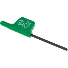 Wiha - T8 Torx Key - Flag-Style, 40mm Length Under Head, 2.8" OAL - Exact Tool & Supply