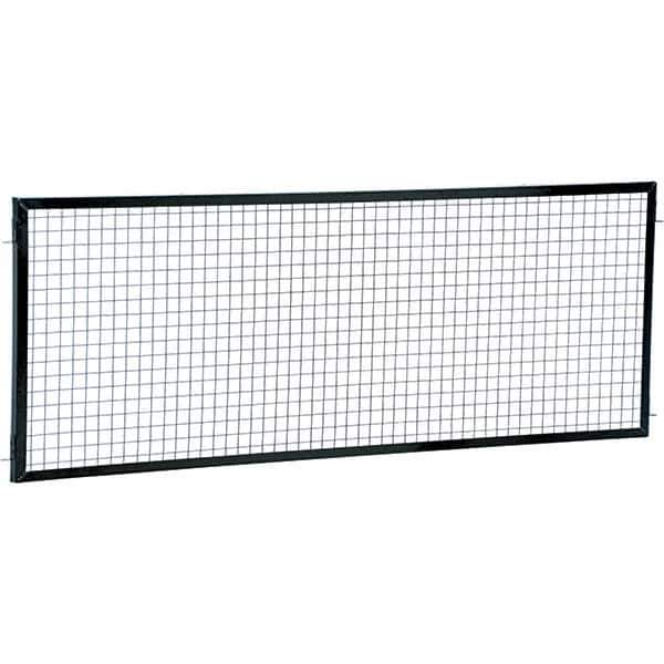 Vestil - 8' Long x 3' High, Black Hinged Door - Exact Tool & Supply