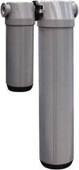 Alpha-Pure - 5 CFM at 100 psi Inlet, 5.75 CFM at 150 psi, 5 CFM at 100 psi Outlet, Desiccant Air Dryer - 1/4" Female NPT x 4.27" Long x 8.8" Wide x 10" High - Exact Tool & Supply