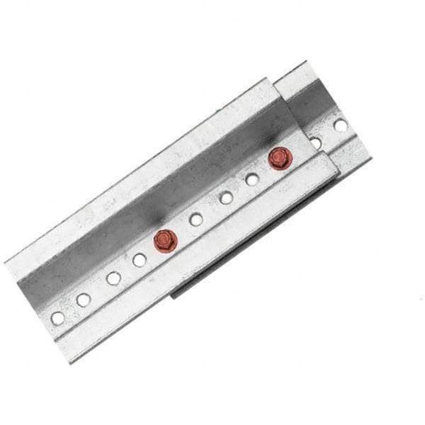 Nucor - Galvanized Traffic Sign Mounting Hardware - Steel, Silver - Exact Tool & Supply