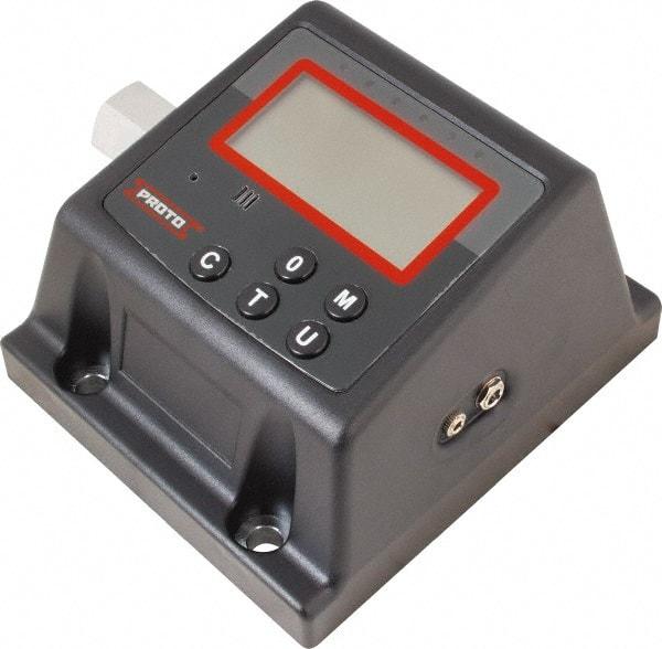 Proto - 60 to 600 Ft/lb, Electronic Torque Tester - Accurate to ± 1% CW and ± 3% CCW Digit Accuracy, 5-5/8" OAL, 3/4" Drive - Exact Tool & Supply