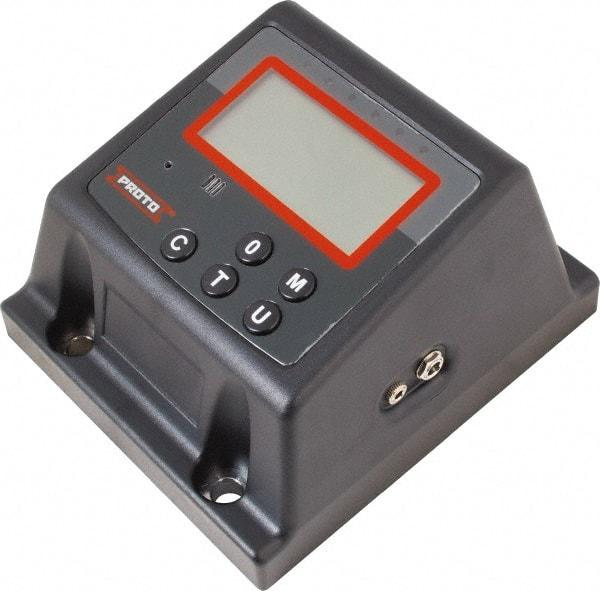 Proto - 25 to 250 Ft/lb, Electronic Torque Tester - Accurate to ± 1% CW and ± 3% CCW Digit Accuracy, 5-5/8" OAL, 1/2" Drive - Exact Tool & Supply