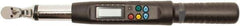 Proto - 1/4" Drive Electronic Torque Wrench - 1 Ft/Lb to 22 Ft/Lb Torque, 0.1 Ft/Lb Graduation, Flex-Head Ratcheting with Reverse Lever - Exact Tool & Supply