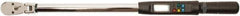 Proto - 1/2" Drive Electronic Torque Wrench - 12-1/2 Ft/Lb to 250 Ft/Lb Torque, 0.1 Ft/Lb Graduation, Flex-Head Ratcheting with Reverse Lever - Exact Tool & Supply