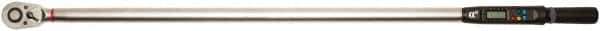 Proto - 3/4" Drive Electronic Torque Wrench - 30 Ft/Lb to 600 Ft/Lb Torque, 0.1 Ft/Lb Graduation, Angle Head - Exact Tool & Supply