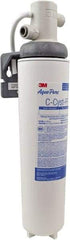 3M Aqua-Pure - 3-3/16" OD, 15-5/32" Cartridge Length, 0.5 Micron Rating Cartridge Filter Assembly - 3/8" Pipe Size, Reduces Particulate, Chlorine Odor, Parasitic Protozoan Cysts & Sediment - Exact Tool & Supply