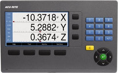 Acu-Rite - 2 Axis, 14" X-Axis Travel, 24" Y-Axis Travel, Grinding DRO System - 5µm Resolution, 5µm Accuracy, LCD Color Display - Exact Tool & Supply