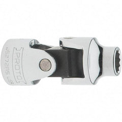 Proto - 5/16", 3/8" Drive, Intermediate Hand Socket - 12 Points, 1-47/64" OAL, Steel, Full Polish Finish - Exact Tool & Supply