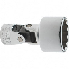Proto - 15/16", 3/8" Drive, Intermediate Hand Socket - 12 Points, 2-1/4" OAL, Steel, Full Polish Finish - Exact Tool & Supply