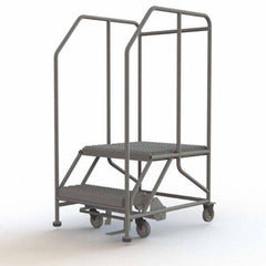 TRI-ARC - Rolling & Wall Mounted Ladders & Platforms Type: Rolling Work Platform Style: Steel Work Platform - Exact Tool & Supply