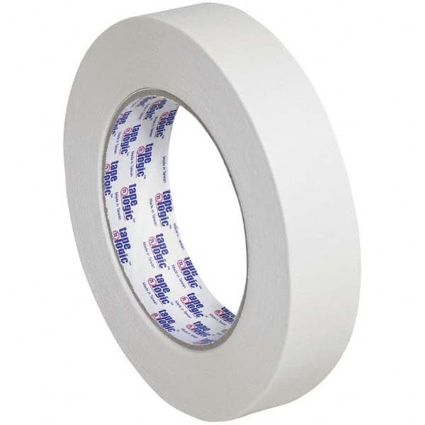 Tape Logic - Pack of (36), 1" x 60 Yd Rolls, Tan Crepe Paper Masking Tape - Exact Tool & Supply