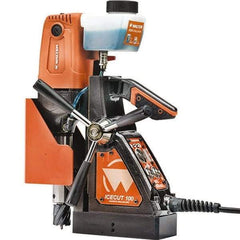 WALTER Surface Technologies - 1/2" Chuck, Portable Electromagnetic Drill Press - 600 RPM, 8 Amps, 850 Watts, 120 Volts - Exact Tool & Supply