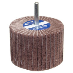 2″ × 1 1/2″ × 1/4″ Interleaf Non-Woven Flap Wheel 60 Grit Aluminum Oxide - Exact Tool & Supply