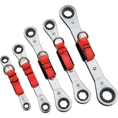 Proto - Box Wrenches; Wrench Type: Box Wrench ; Tool Type: Ratcheting; Tethered ; Size (mm): 16 x 17 ; Number of Points: 6 ; Head Type: Single End ; Finish/Coating: Polished - Exact Tool & Supply