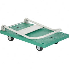 Vestil - 1,600 Lb Capacity Plastic Platform Truck - Exact Tool & Supply