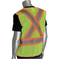 PIP - Size 2XL Lime Mesh Breakaway High Visibility Vest - Exact Tool & Supply