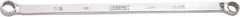 Proto - 7/16" x 1/2" 12 Point Box Wrench - Double End, 21/32" Head Diam x 23/64" Head Thickness, 10-45/64" OAL, Steel, Polished Finish, 15° Offset - Exact Tool & Supply