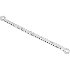 Proto - 3/8" x 7/16" 12 Point Box Wrench - Double End, 37/64" Head Diam x 21/64" Head Thickness, 9-27/32" OAL, Steel, Polished Finish, 15° Offset - Exact Tool & Supply