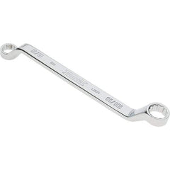 Proto - 5/8 x 11/16" 12 Point Box Wrench - Double End, 29/32" Head Diam x 1" Head Thickness, 9-3/4" OAL, Steel, Polished Finish, 15° Offset - Exact Tool & Supply