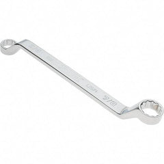 Proto - 3/4" x 7/8" 12 Point Box Wrench - Double End, 1-1/16" Head Diam x 1-1/4" Head Thickness, 11-1/2" OAL, Steel, Polished Finish, 15° Offset - Exact Tool & Supply