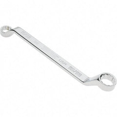 Proto - 11/16" x 3/4" 12 Point Box Wrench - Double End, 1" Head Diam x 1-5/32" Head Thickness, 10-51/64" OAL, Steel, Polished Finish, 15° Offset - Exact Tool & Supply