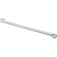 Proto - 7/8" x 1" 12 Point Spline Box Wrench - Double End, 1-17/64" Head Diam x 1-29/64" Head Thickness, 17-3/32" OAL, Steel, Polished Finish, 15° Offset - Exact Tool & Supply