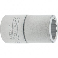 Proto - 3/4" Drive, Standard Hand Socket - 12 Points, 2.307" OAL, Steel, Full Polish Finish - Exact Tool & Supply